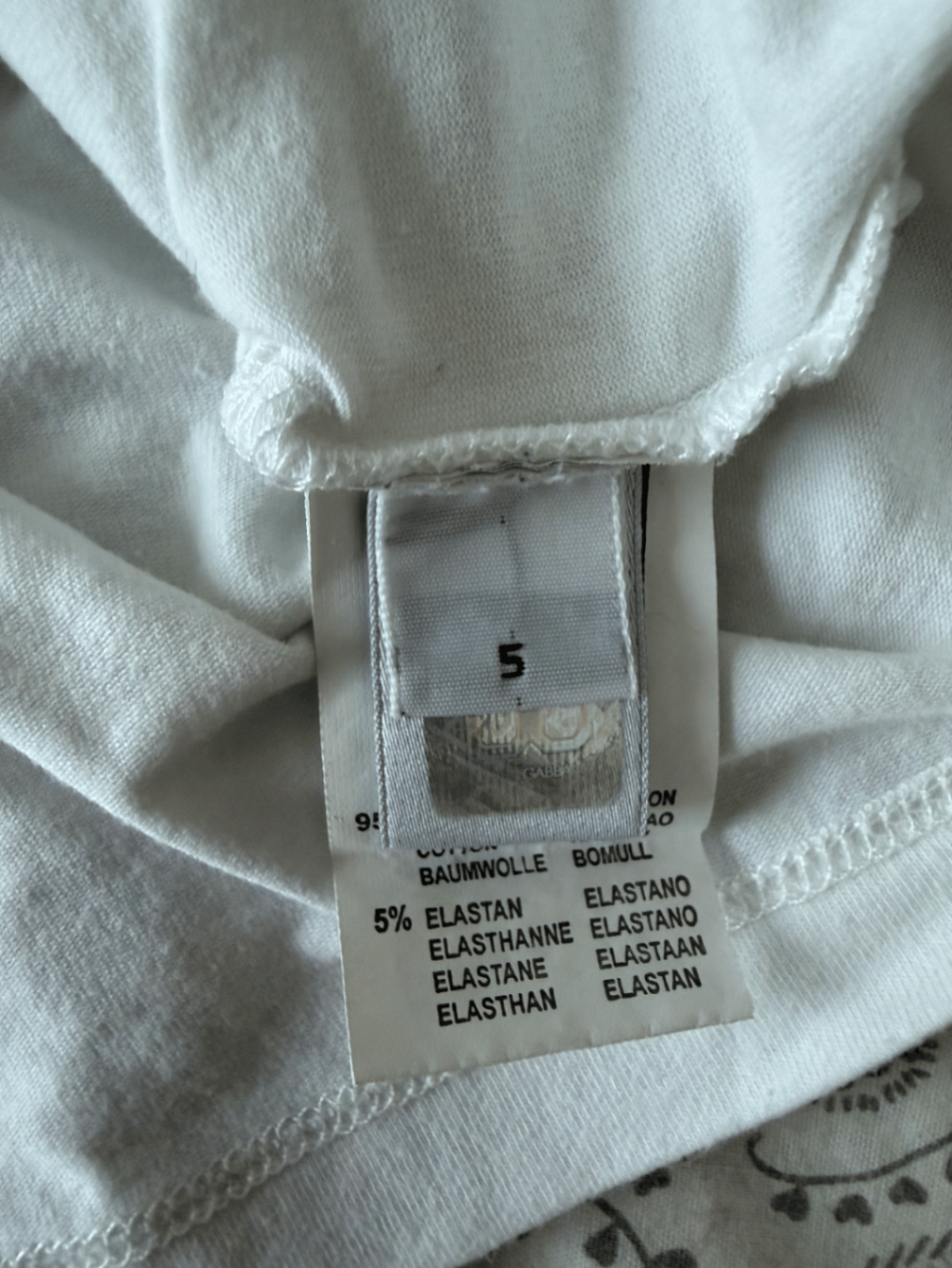 White Graphic Longsleeve Top, photo 4