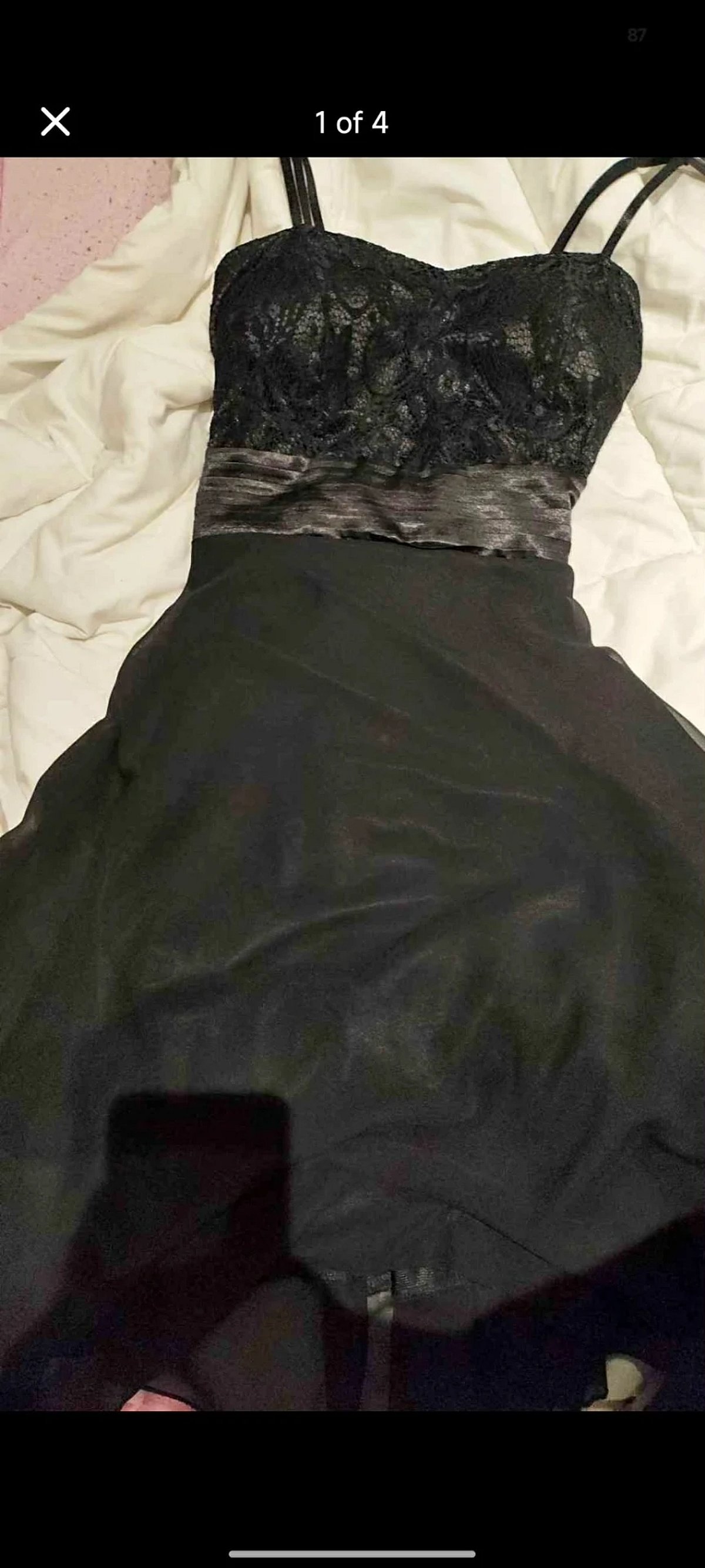 Black lace bustier dress - photo 4