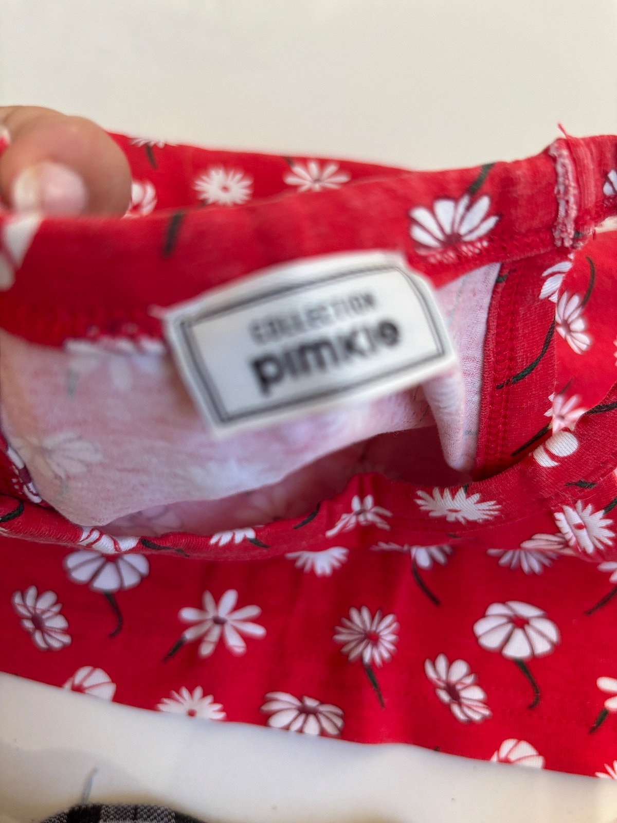 Red Daisy Print Halter Top, photo 2