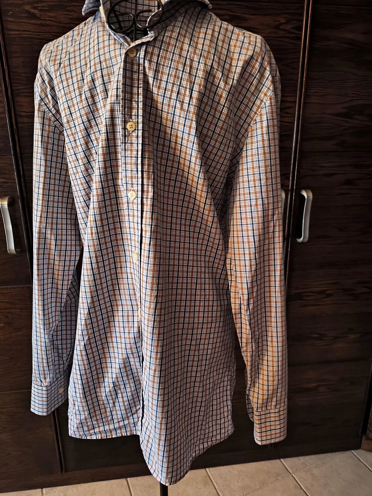 Gagliardi check print formal shirt, photo 4