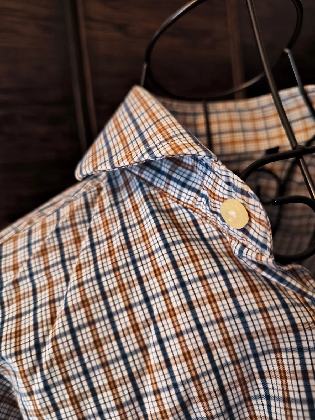 Gagliardi check print formal shirt, photo 5