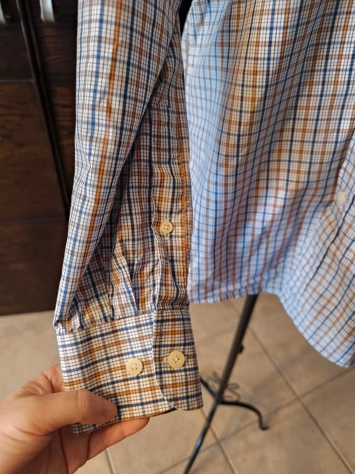 Gagliardi check print formal shirt, photo 3