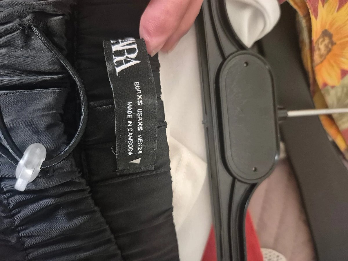 Zara Black Baggy Trousers size XS/S, photo 6