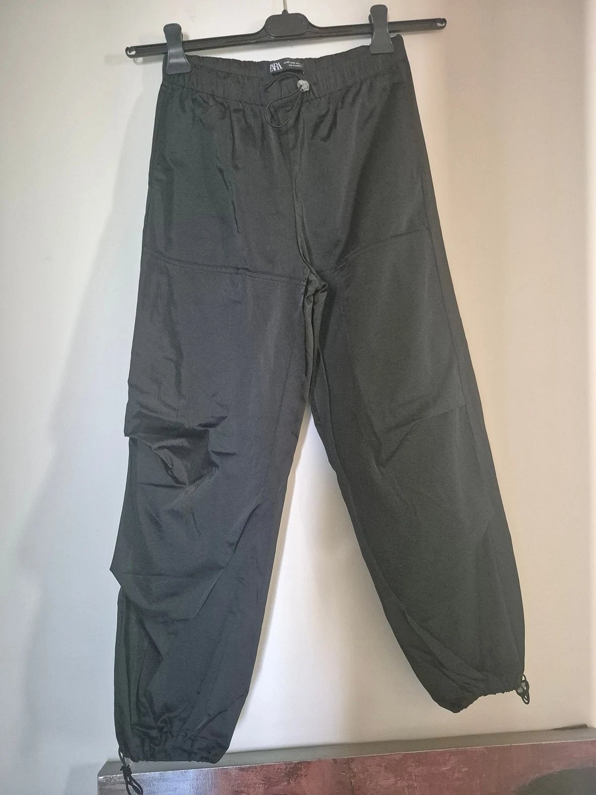 Zara Black Baggy Trousers size XS/S, photo 3