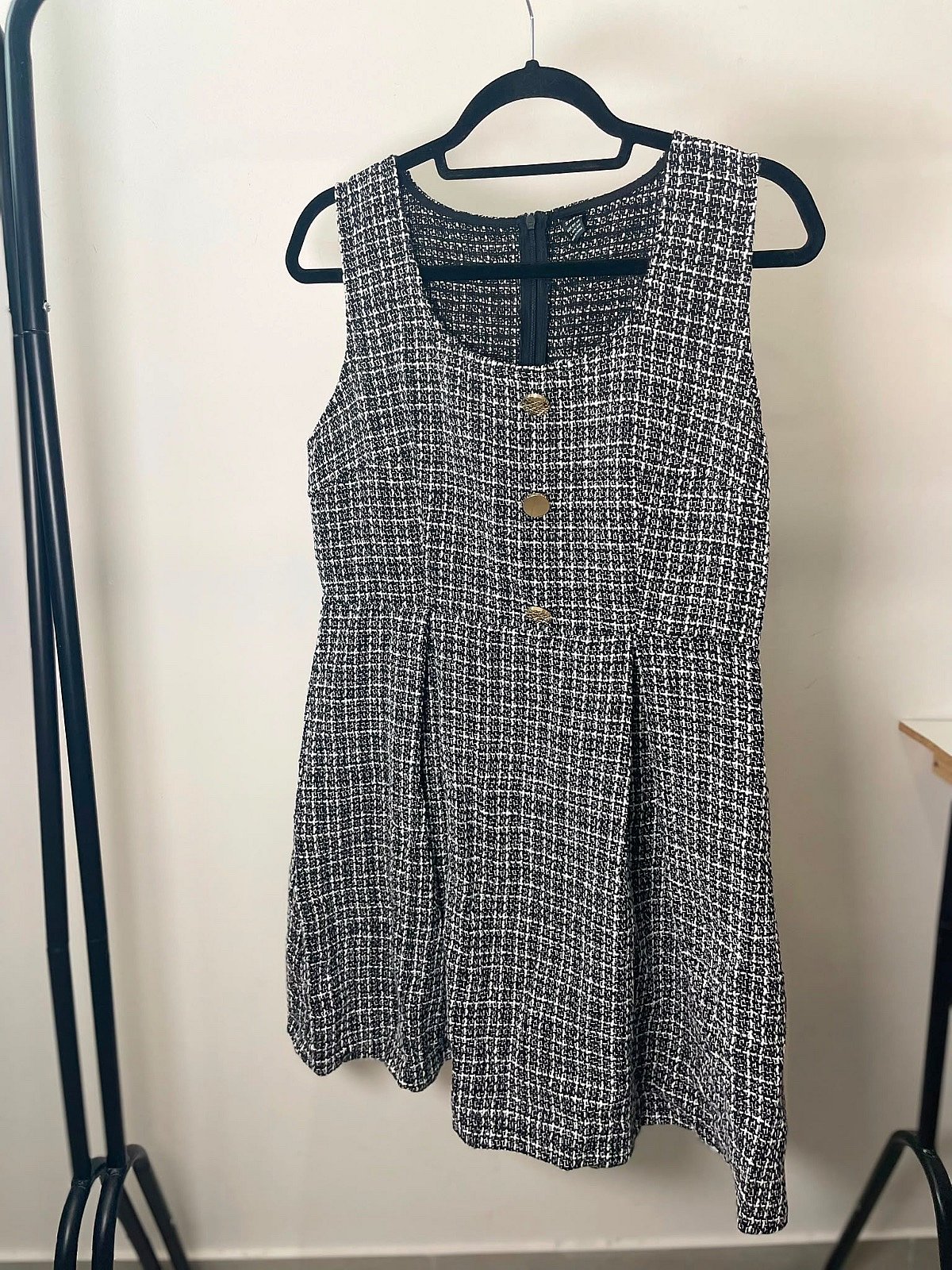 Tweed Buttoned Dress, photo 4