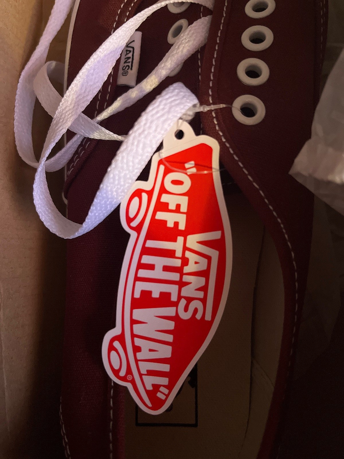 Zapatillas Vans color burdeos , foto 4