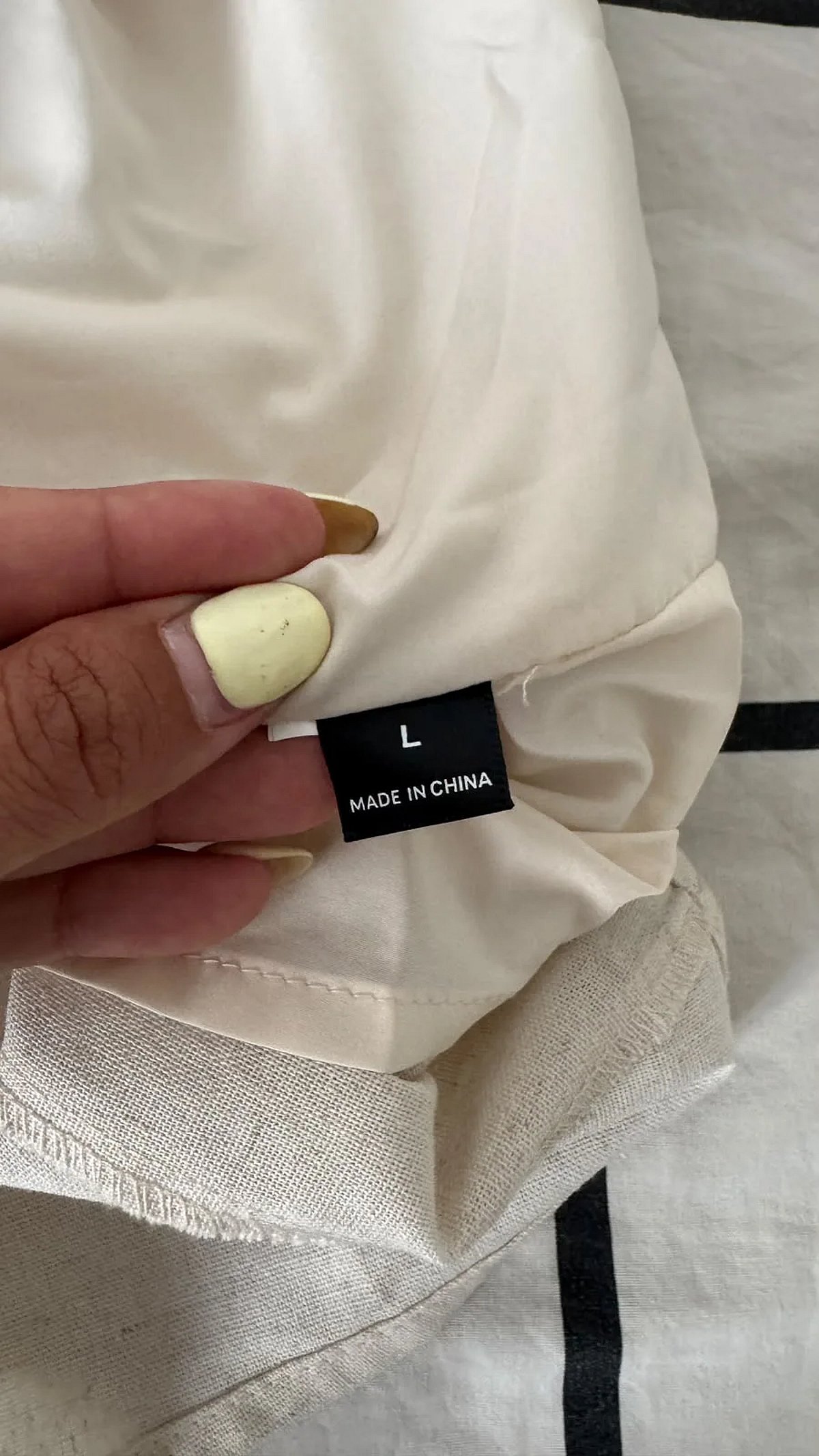 NEW Beige button-front linen-blend dress, photo 2