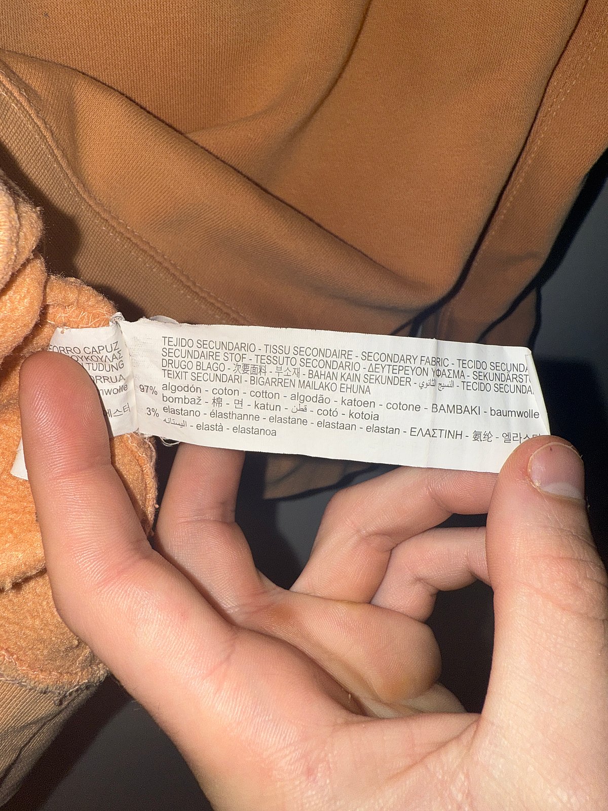 Pull & Bear Orange Hoodie, photo 3