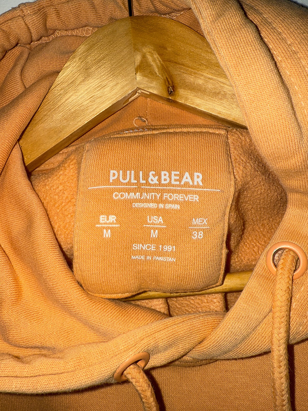 Pull & Bear Orange Hoodie, photo 5