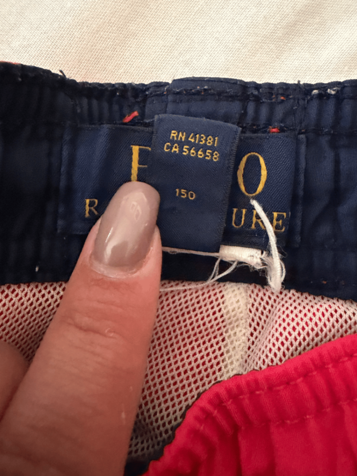 Red Ralph Lauren Swim Shorts - photo 5