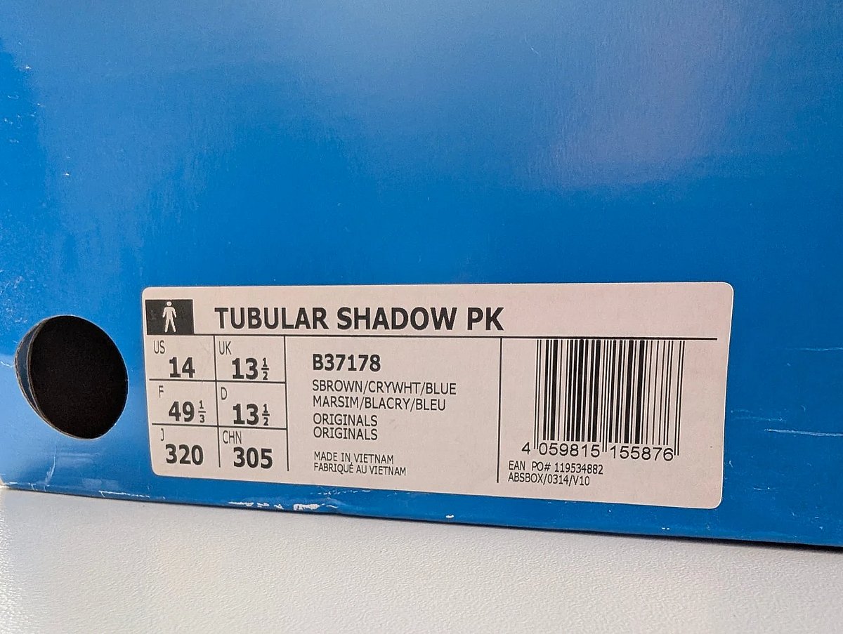 Adidas Tubular Shadow PK Trainers EU49. 5/UK13. 5, photo 6