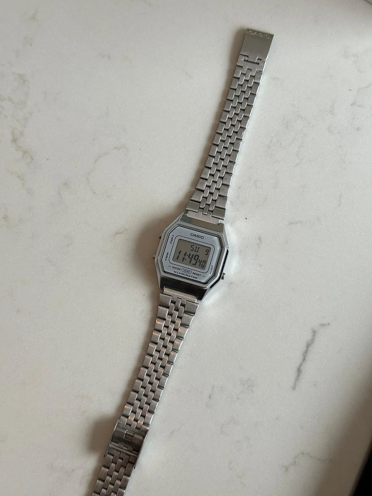 NEW WITH BOX - Casio Digital Silver Watch - photo 3