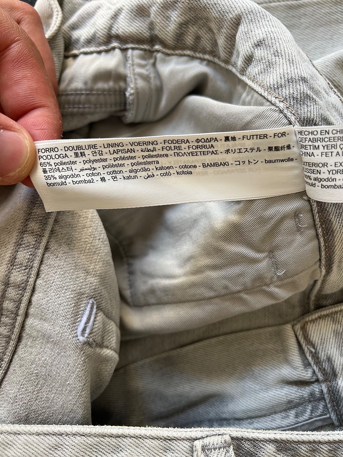 Massimo Dutti – Vaqueros de corte relajado | Gris claro | Talla EUR 46 / SIN USAR, foto 6