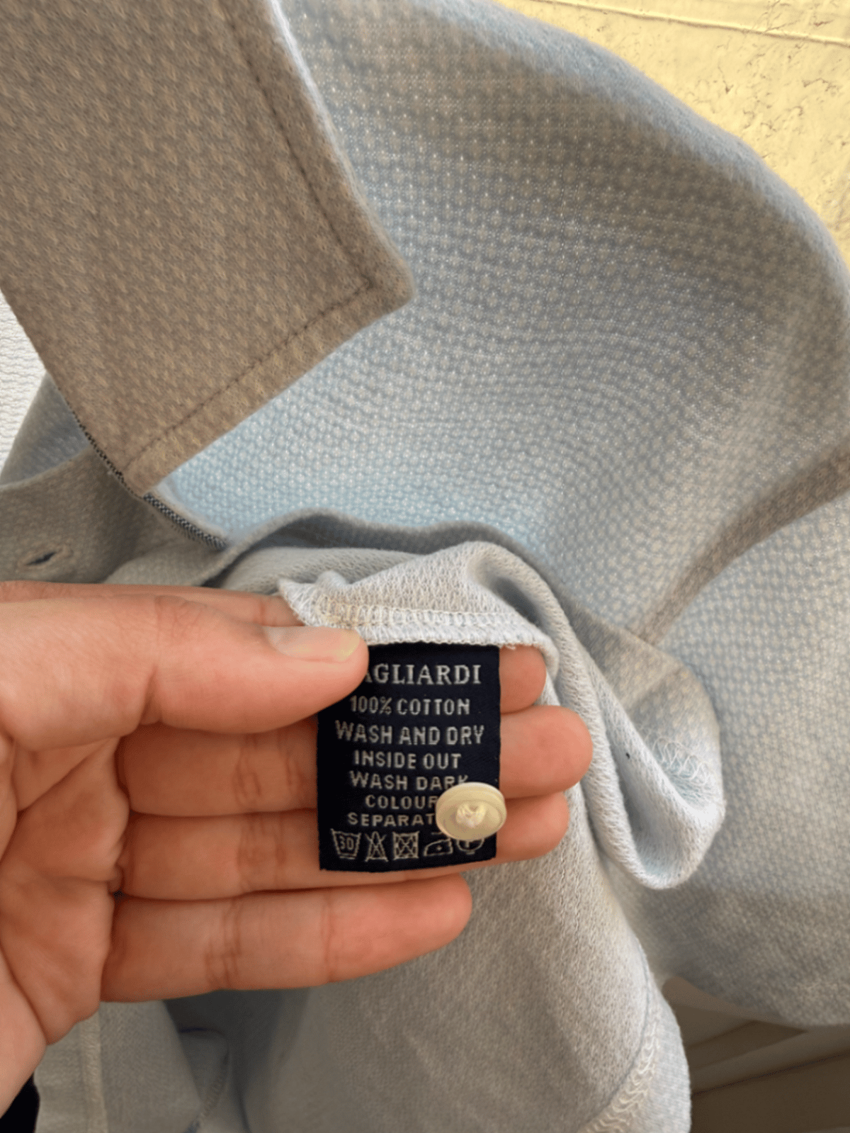 Gagliardi Light Blue Polo Shirt, foto 3