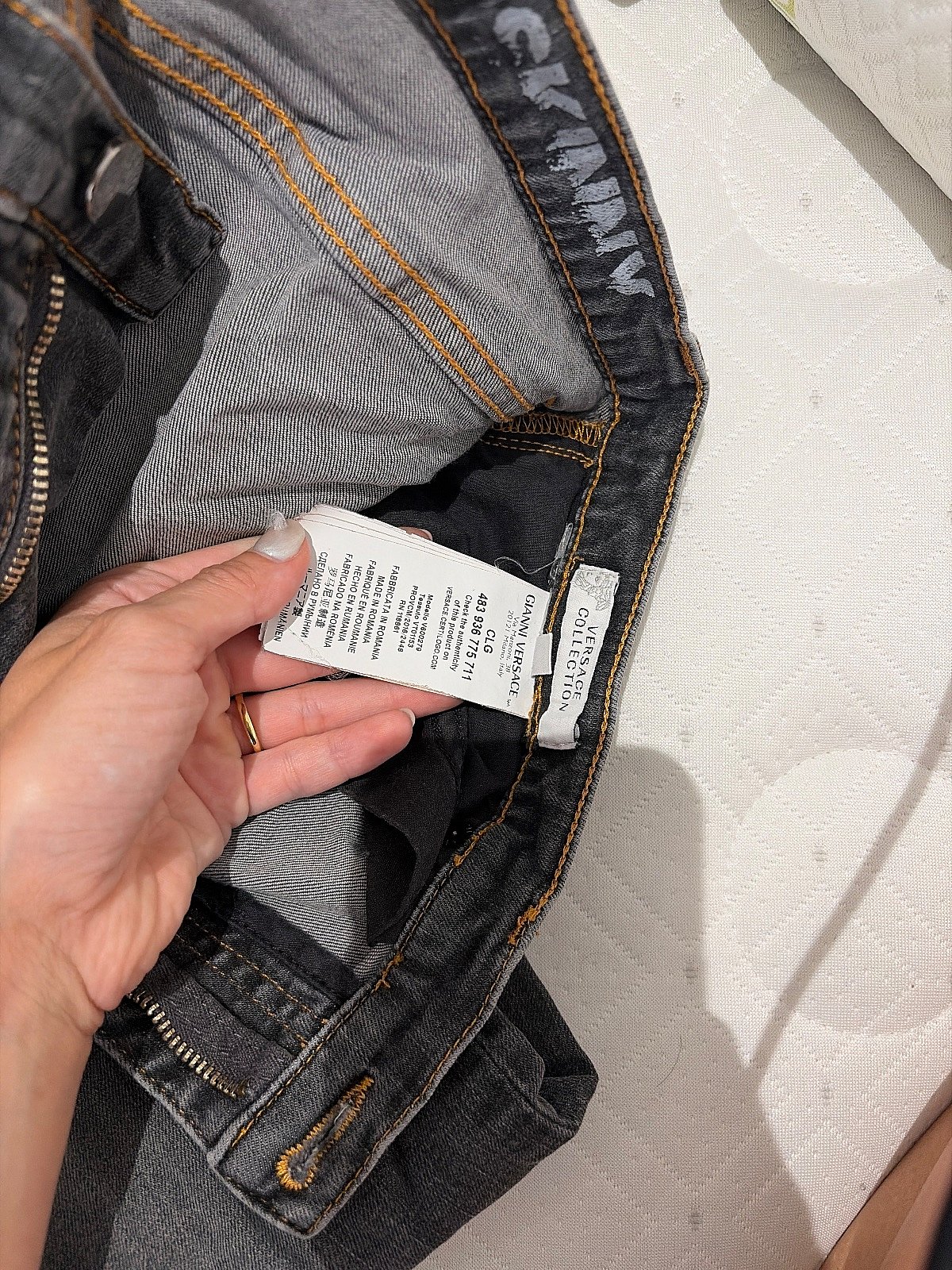 Gianni Versace Slim Fit Jeans - photo 2