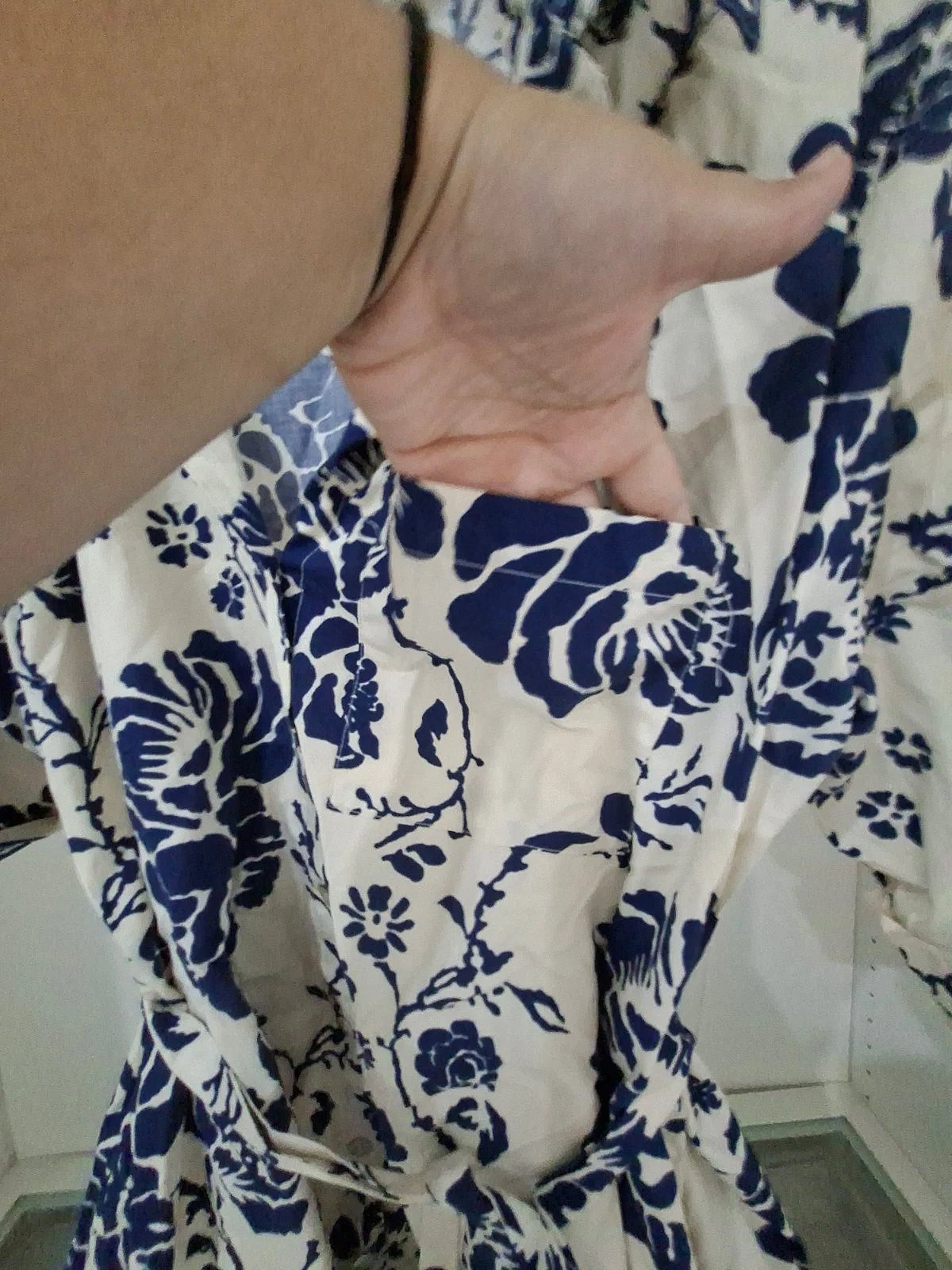Floral button up shirt dress, photo 3
