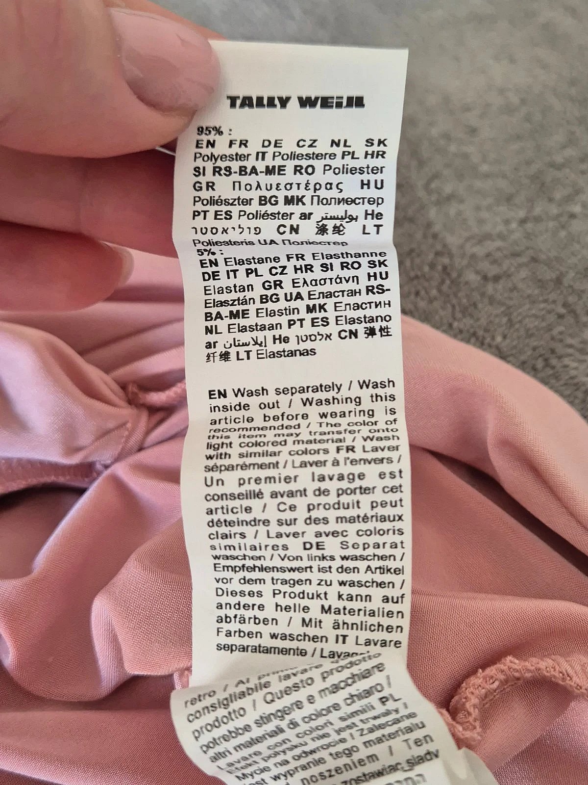 Top corto rosa con scollo all'americana, foto 5
