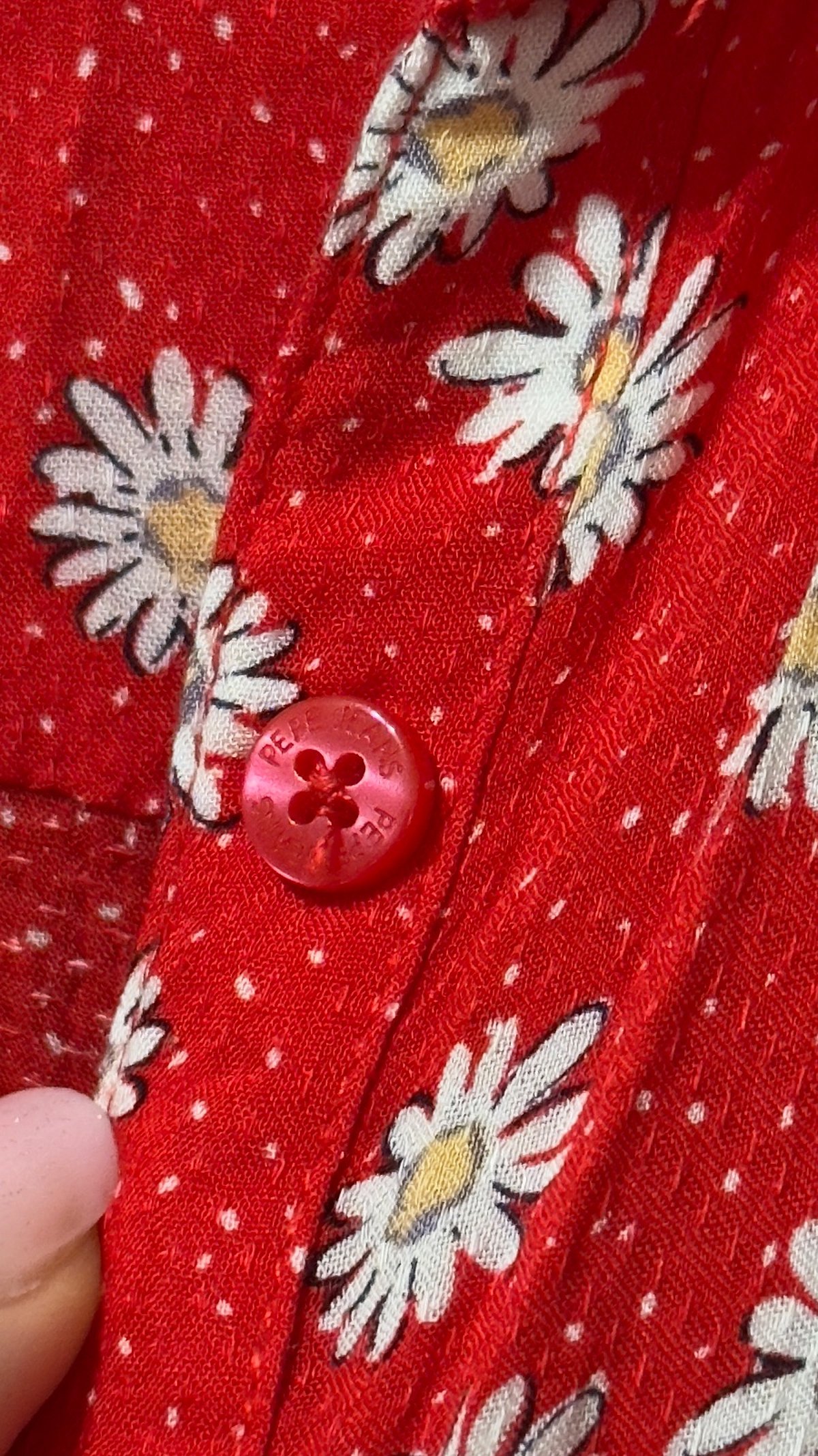 Maxi dress red daisy - photo 4