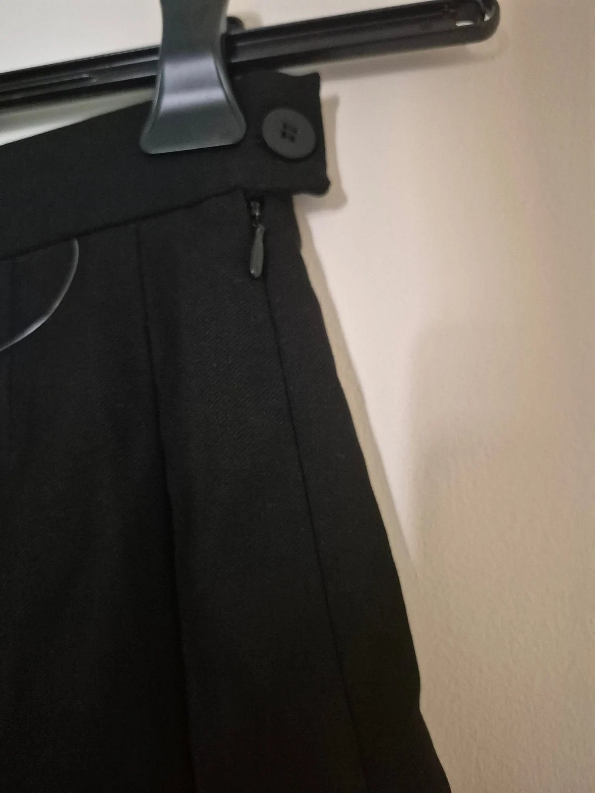 Black pleated mini skirt, photo 5
