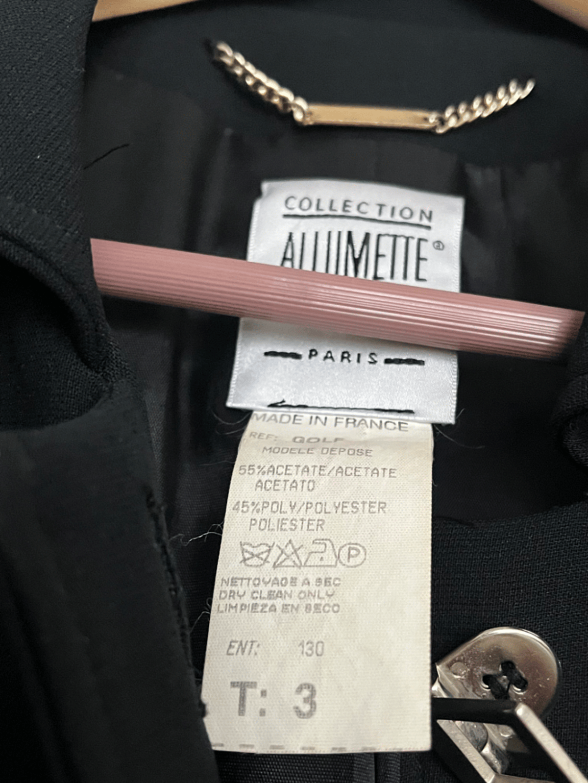 Black Tailored Button Front Jacket, photo 5