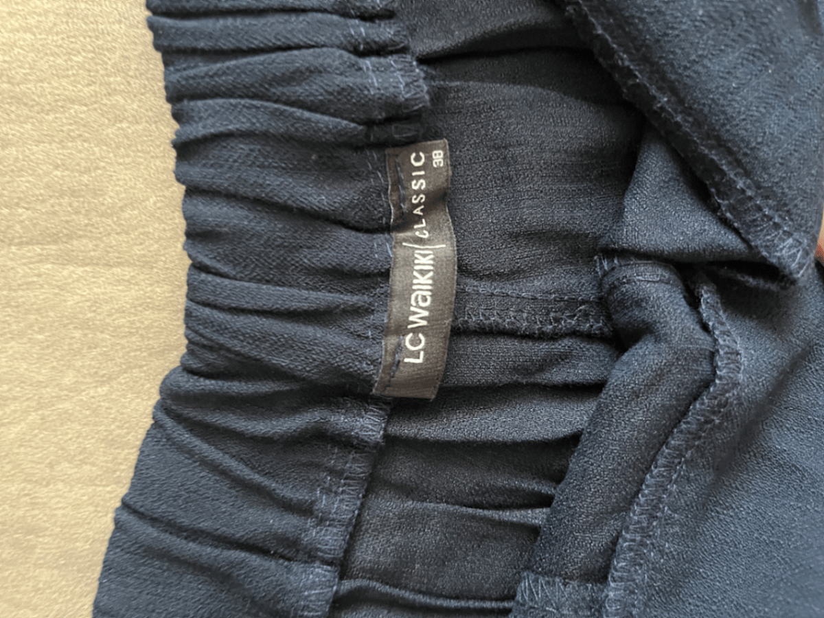 Pantaloncini con elastico in vita blu, foto 3