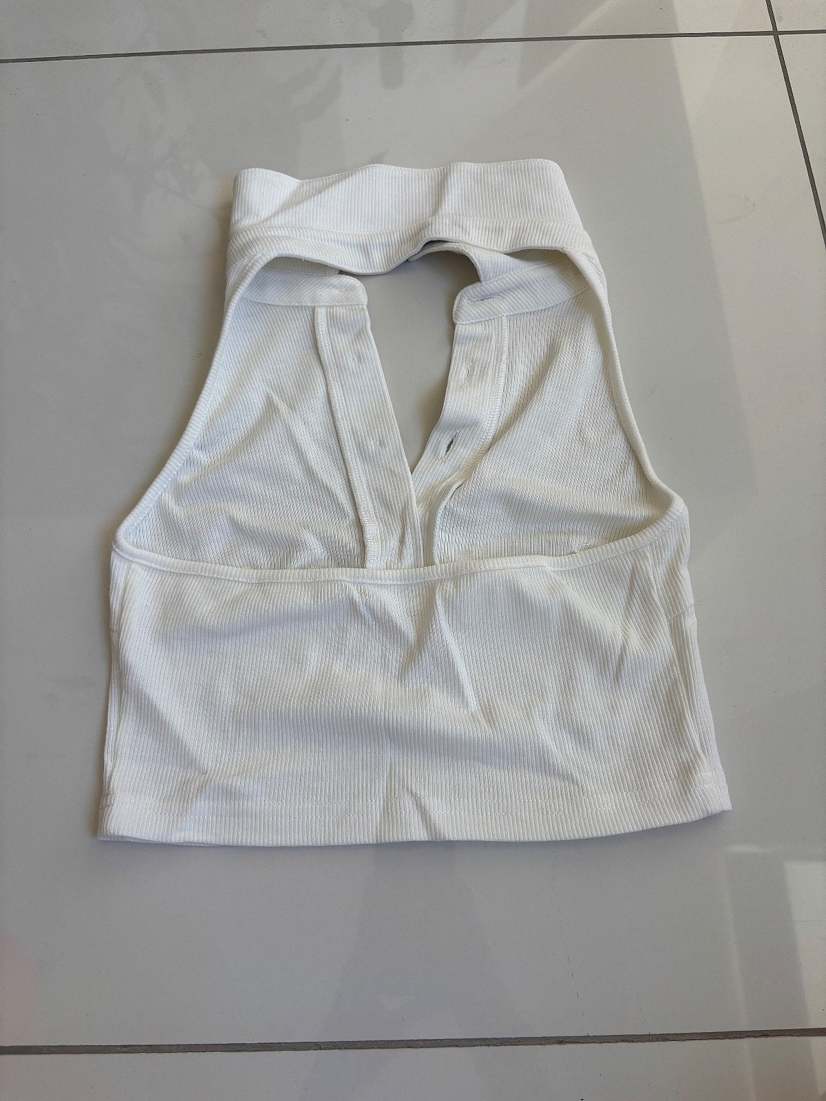 Ribbed Button Halter, photo 2
