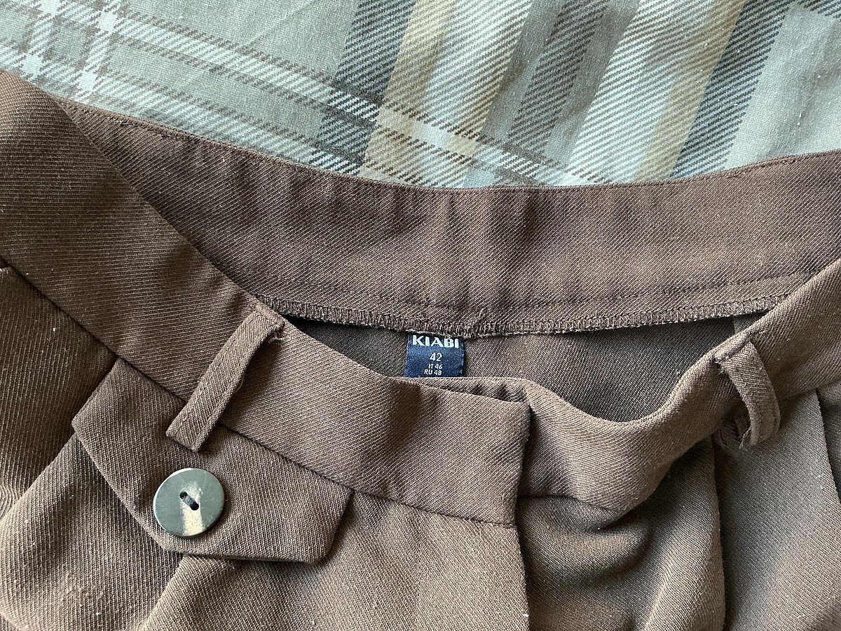 Chocolate brown wide-leg trousers, photo 2