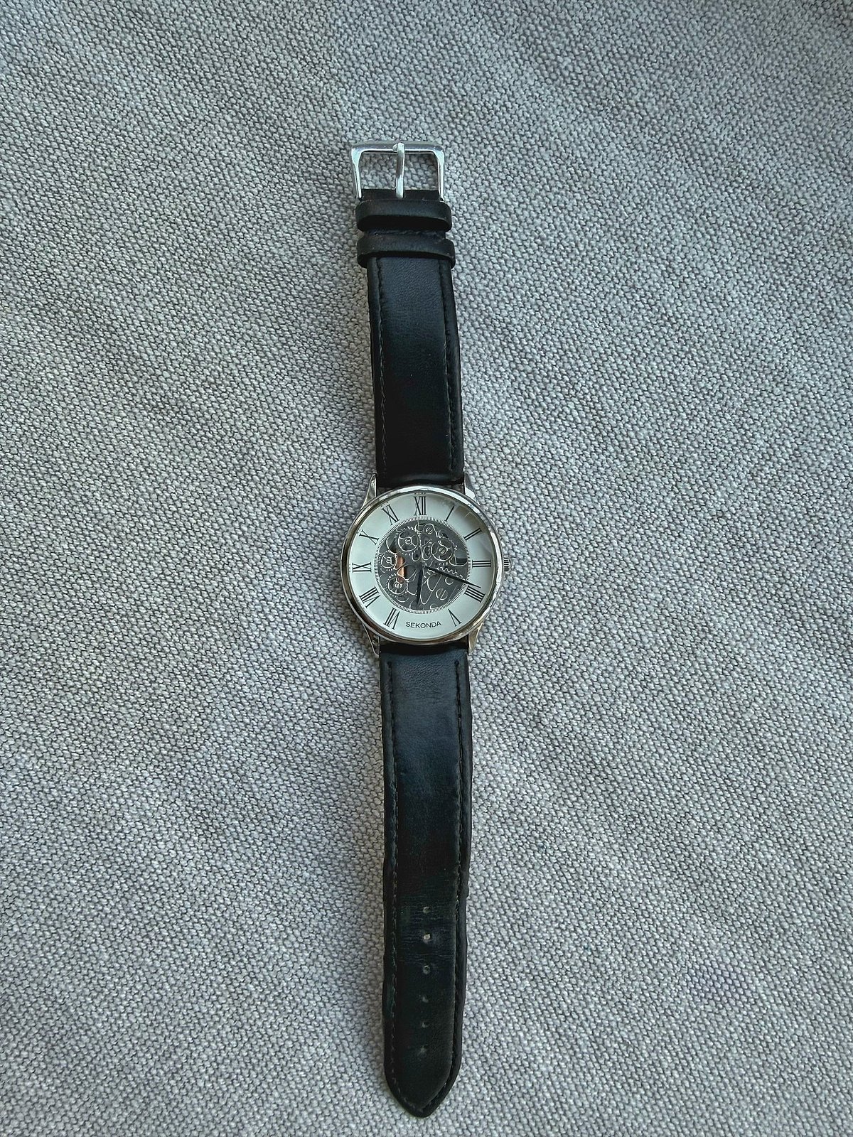 Sekonda Skeleton Dial Leather Watch, photo 2