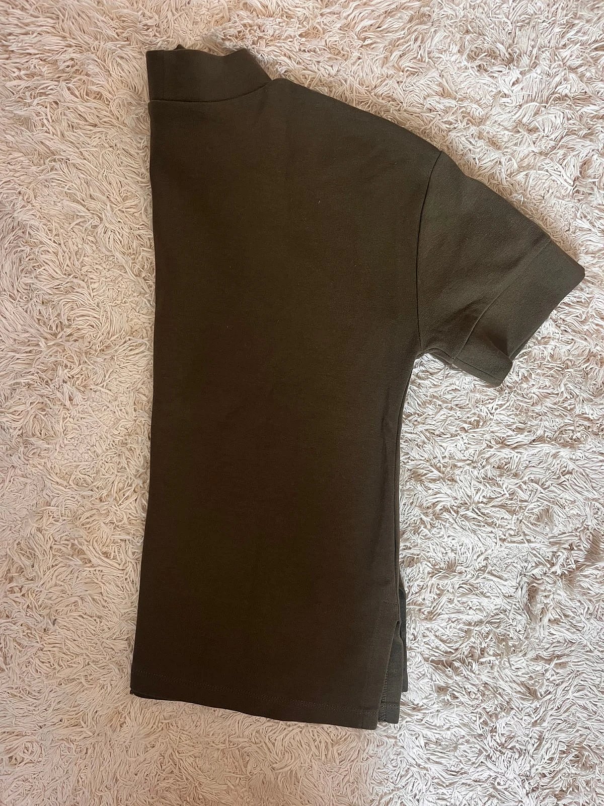 Dark green mock neck top ZARA S - photo 2