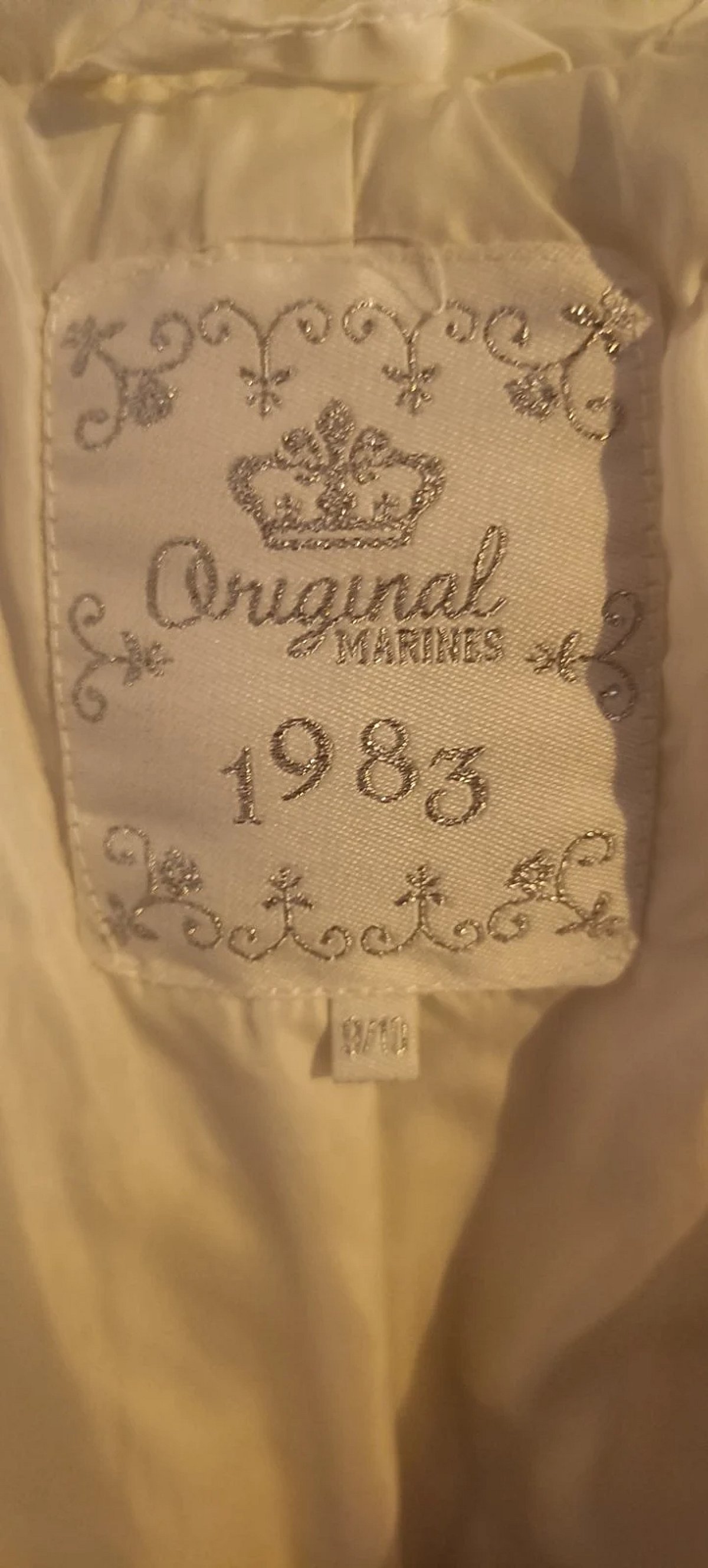Original Marines White faux fur puffer coat, photo 2