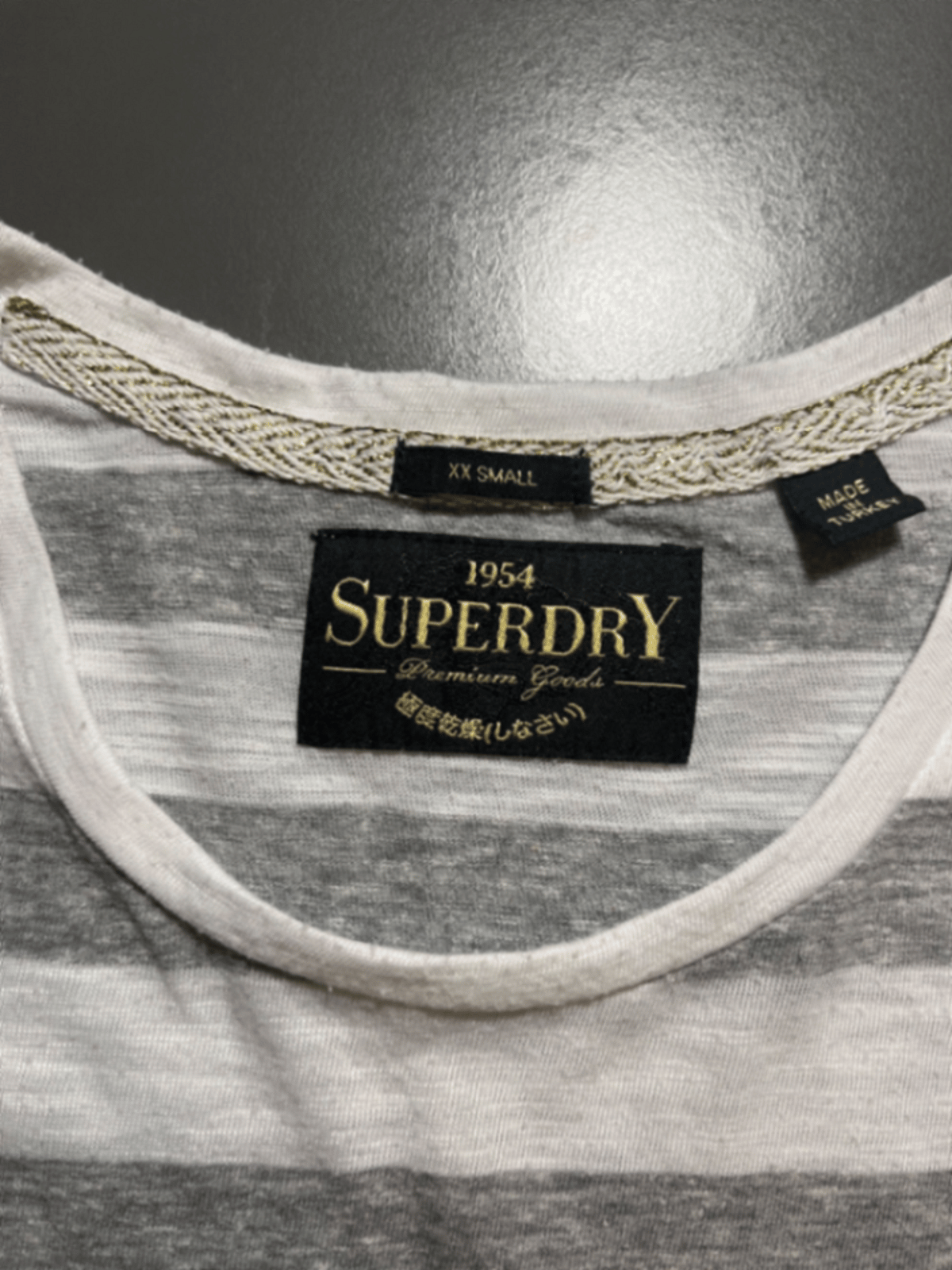 Camiseta de Superdry con logotipo gráfico a rayas, foto 2