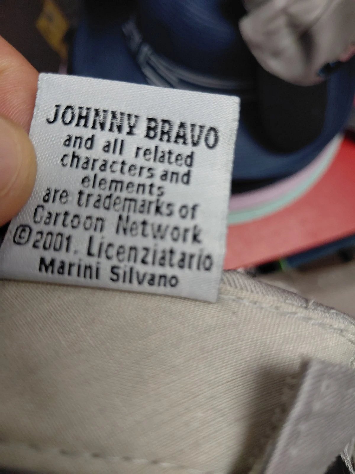 Vintage 2001 Johnny Bravo Cartoon Cap Marini Silvano, photo 3