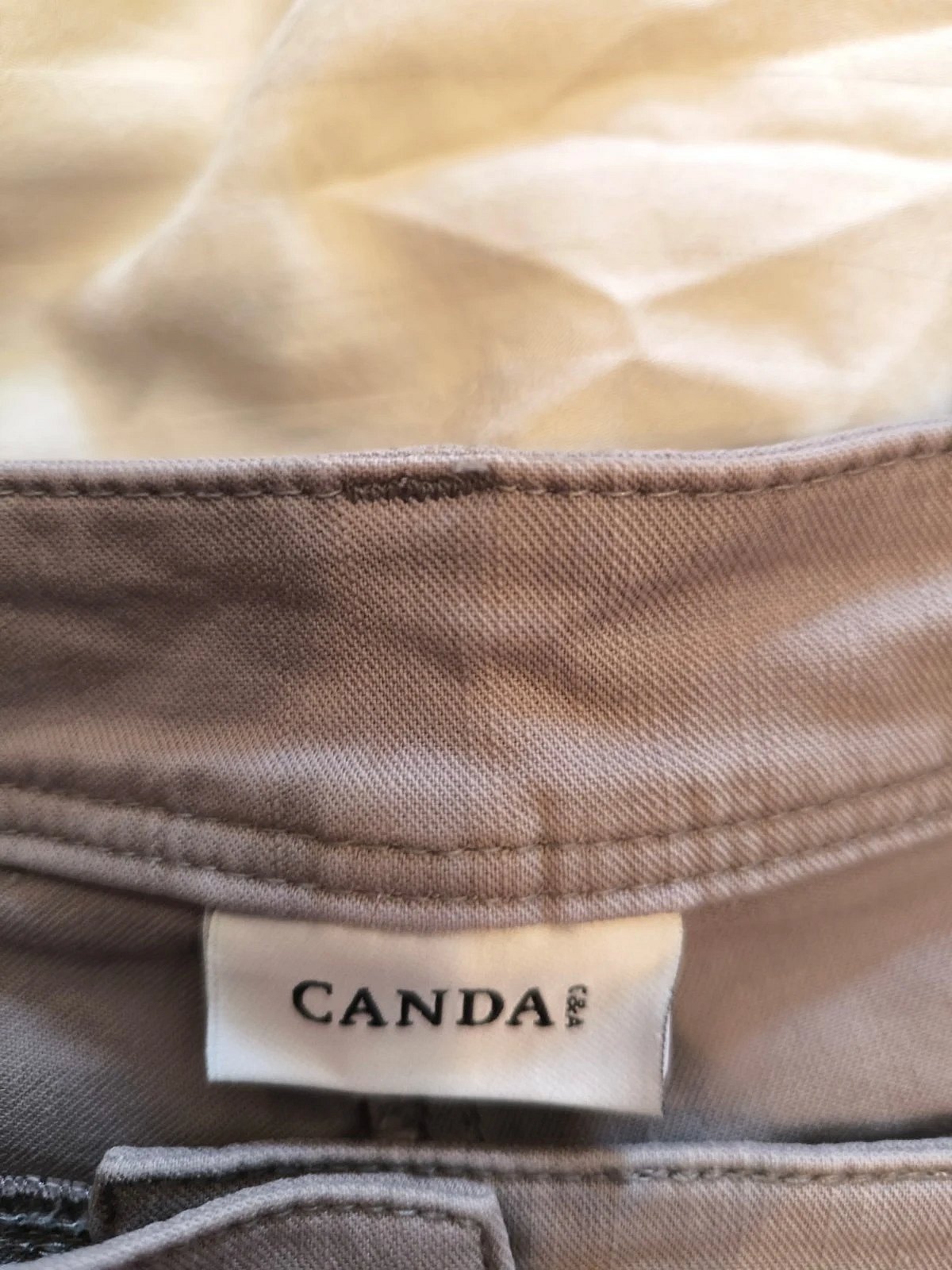 Canda beige stretch trousers, photo 7