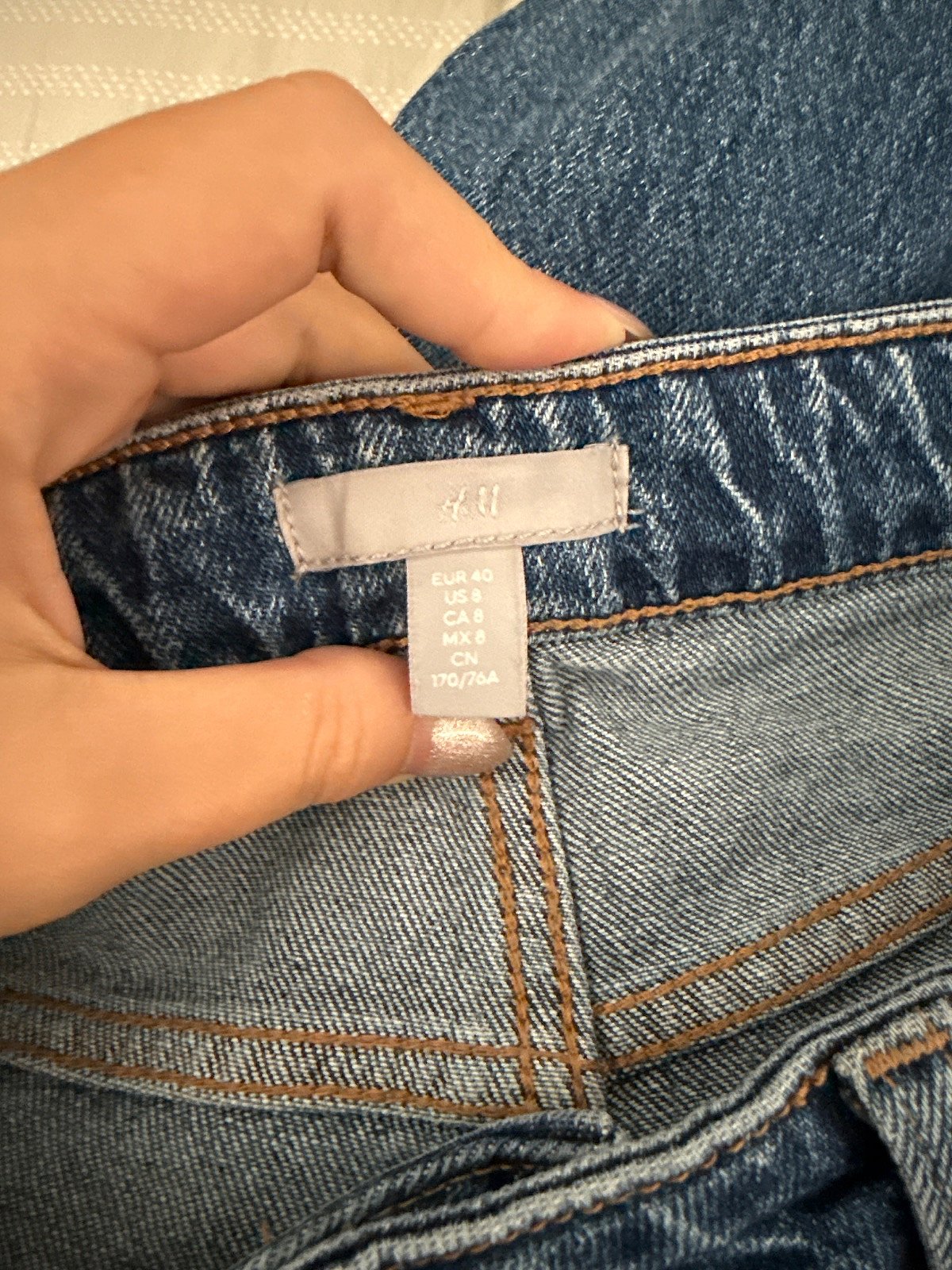 Classic Blue Wide Leg Jeans, photo 3