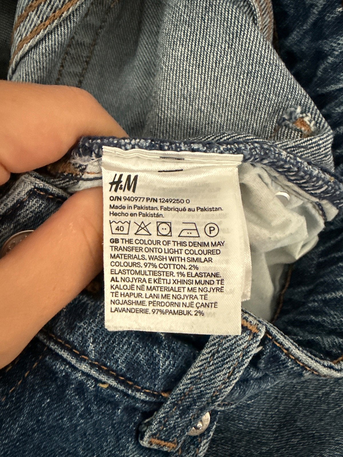 Classic Blue Wide Leg Jeans, photo 4