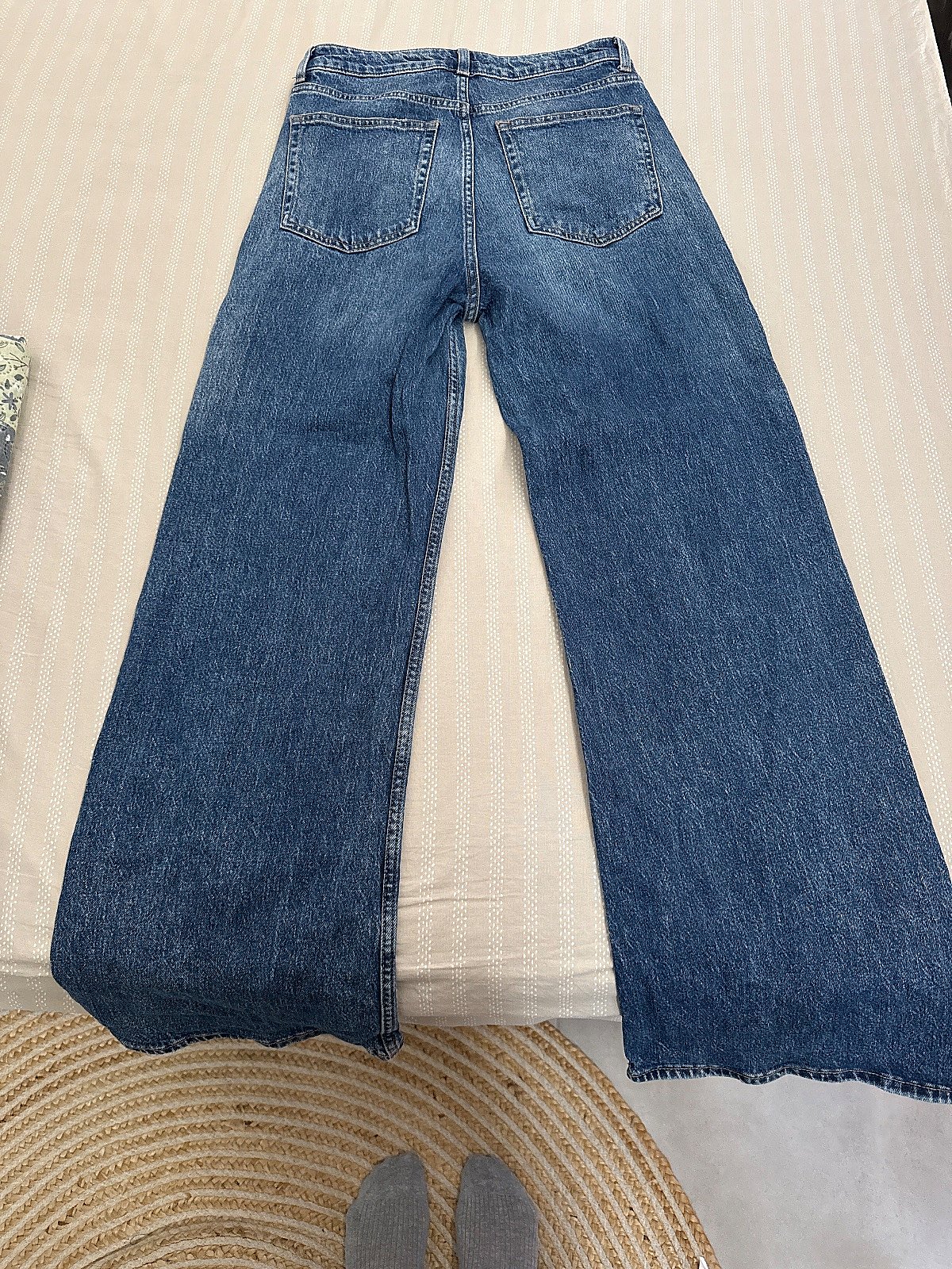 Classic Blue Wide Leg Jeans, photo 2
