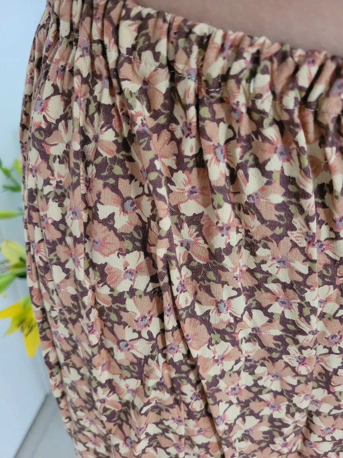 Floral stretchy maxi skirt - photo 5