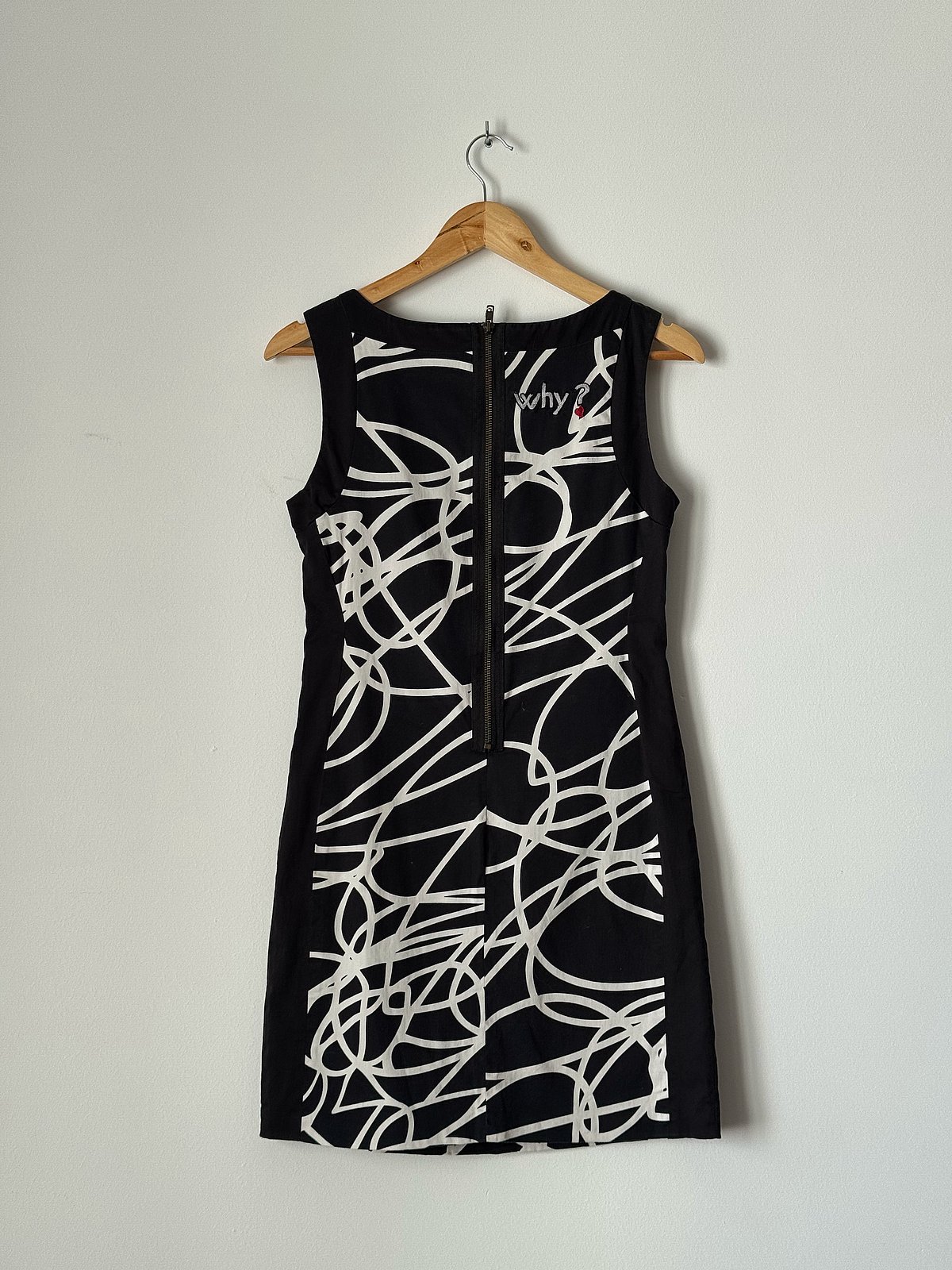 Desigual Black White Abstract Print Dress, photo 4