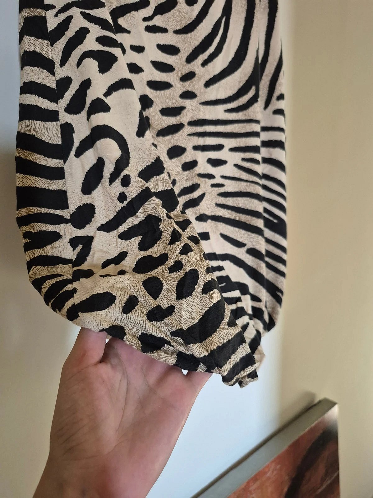Black and brown animal print dress, photo 3