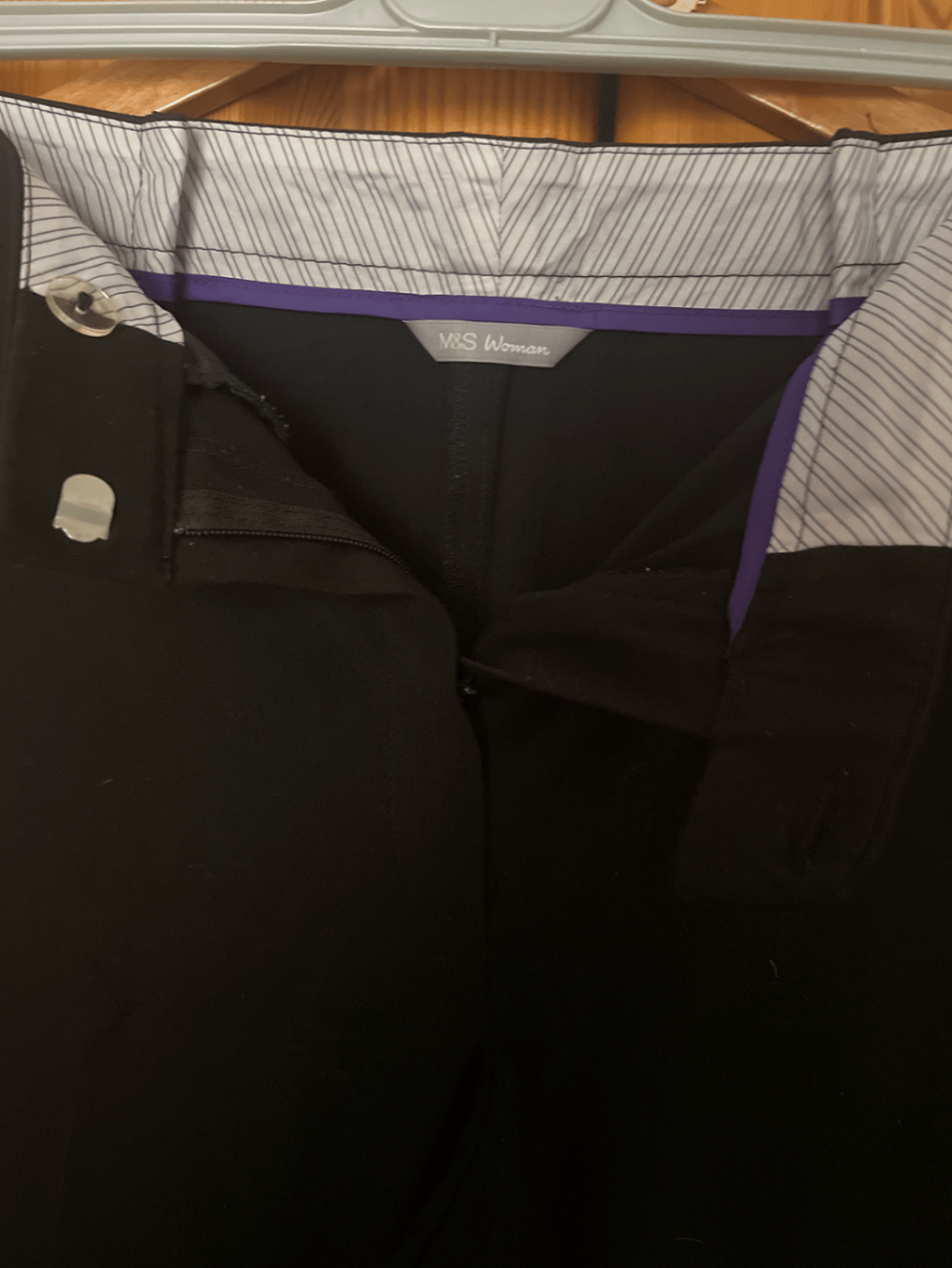 M&S Woman Smart Black Trousers - photo 3