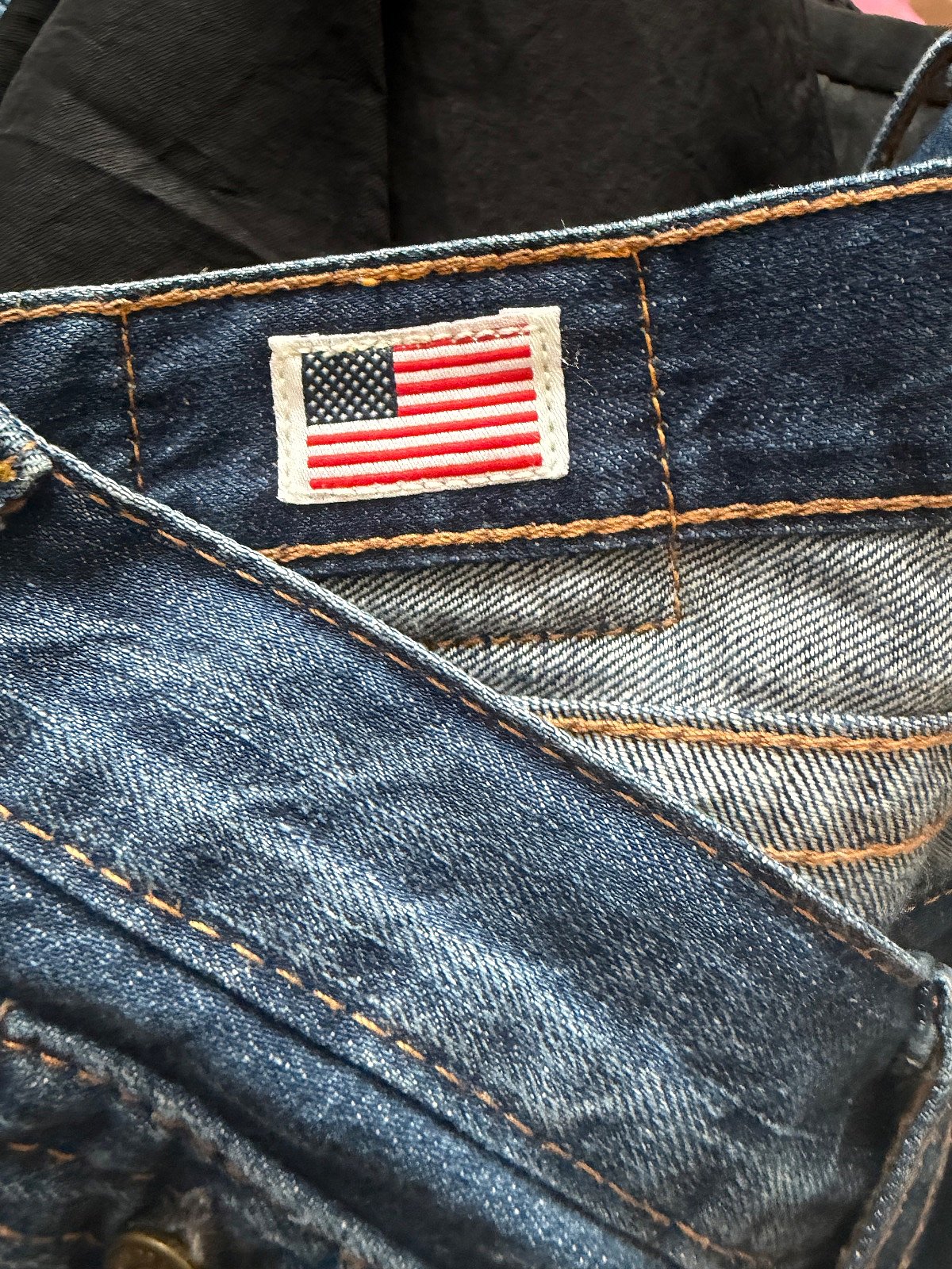 True Religion distressed blue jeans, photo 8