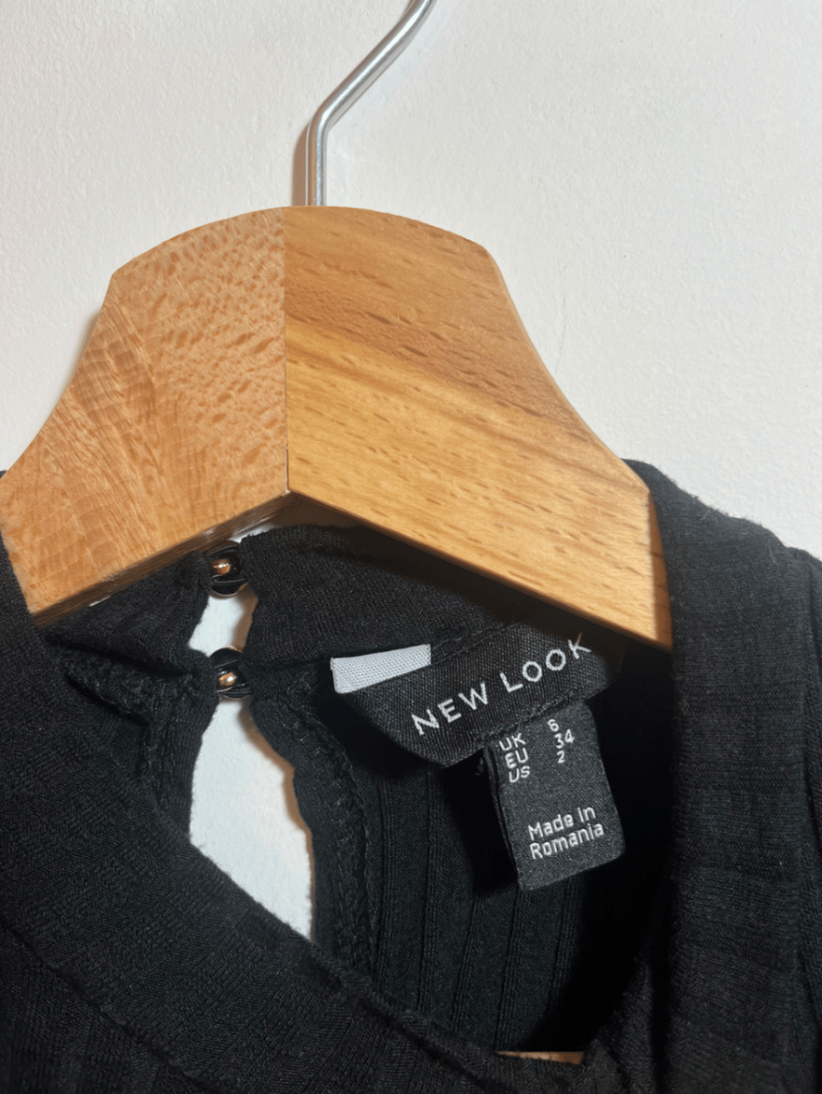 Black Ribbed Keyhole Mini Dress, photo 6