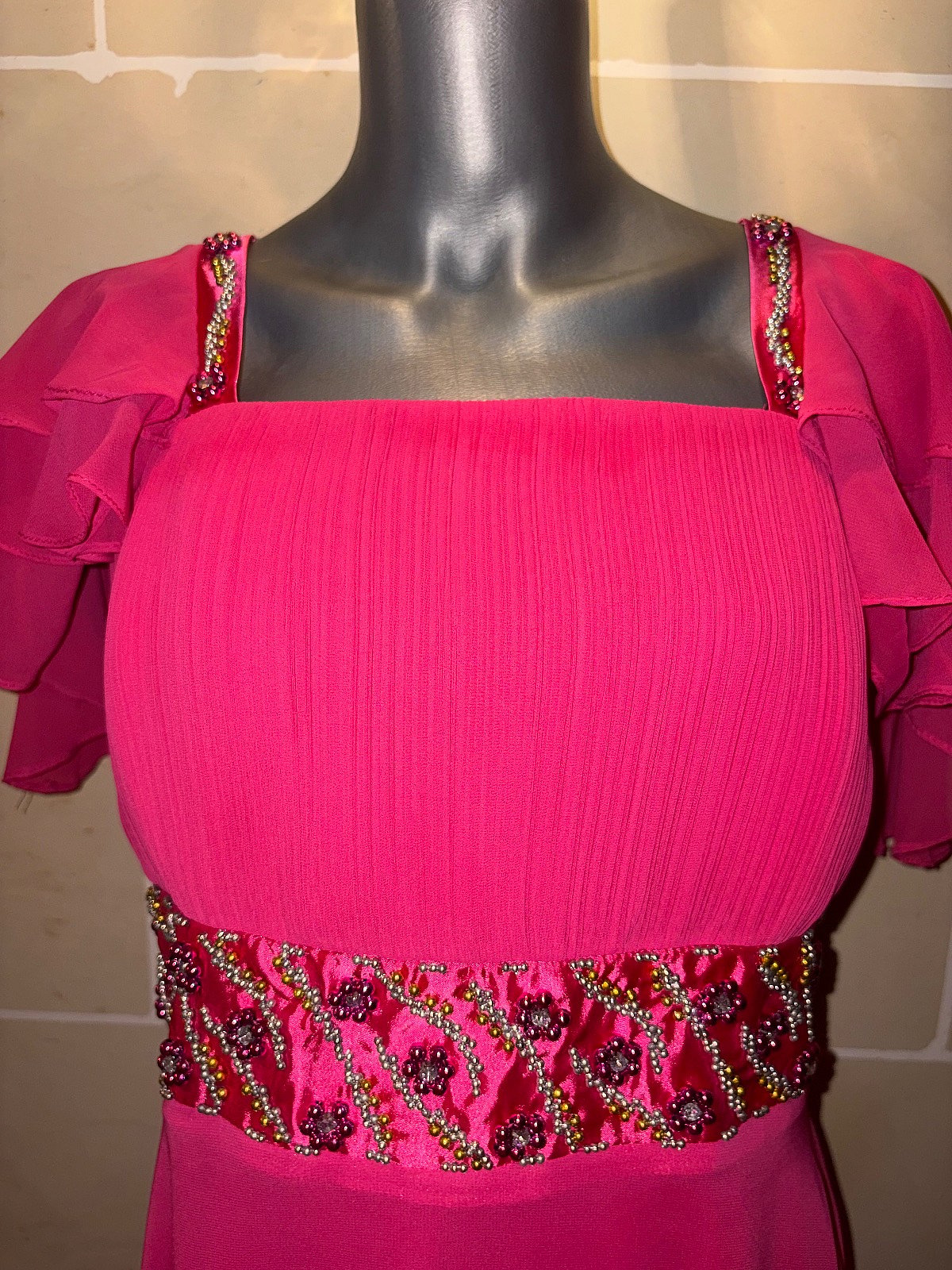 Hot Pink Evening Dress EU46/XXL, photo 2