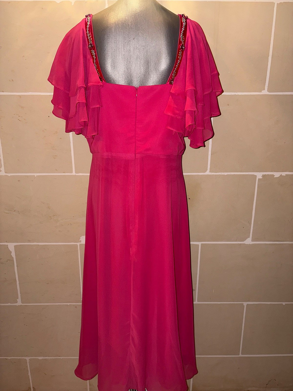 Hot Pink Evening Dress EU46/XXL, photo 3