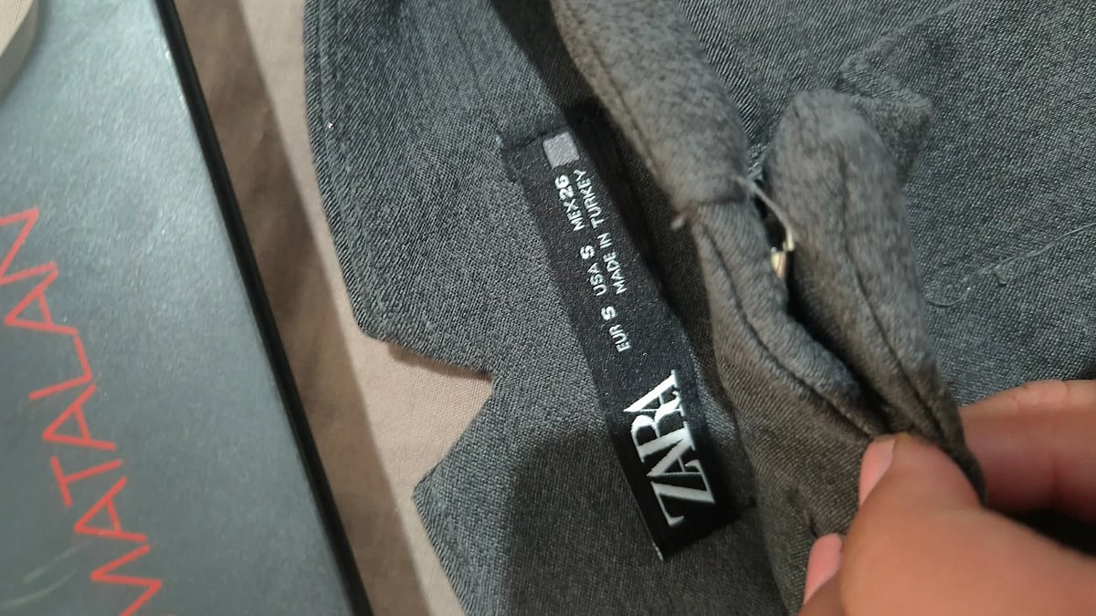 Grey slim tailored trousers, photo 5