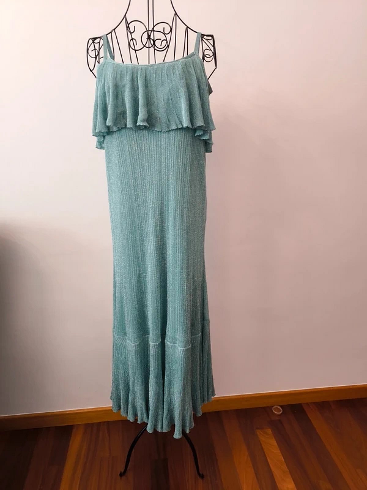 Sparkly pleated midi dress, photo 2