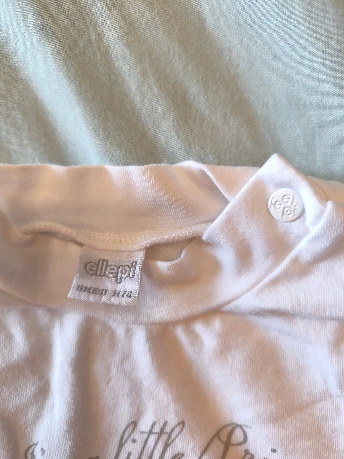 Baby white long sleeve top, photo 3