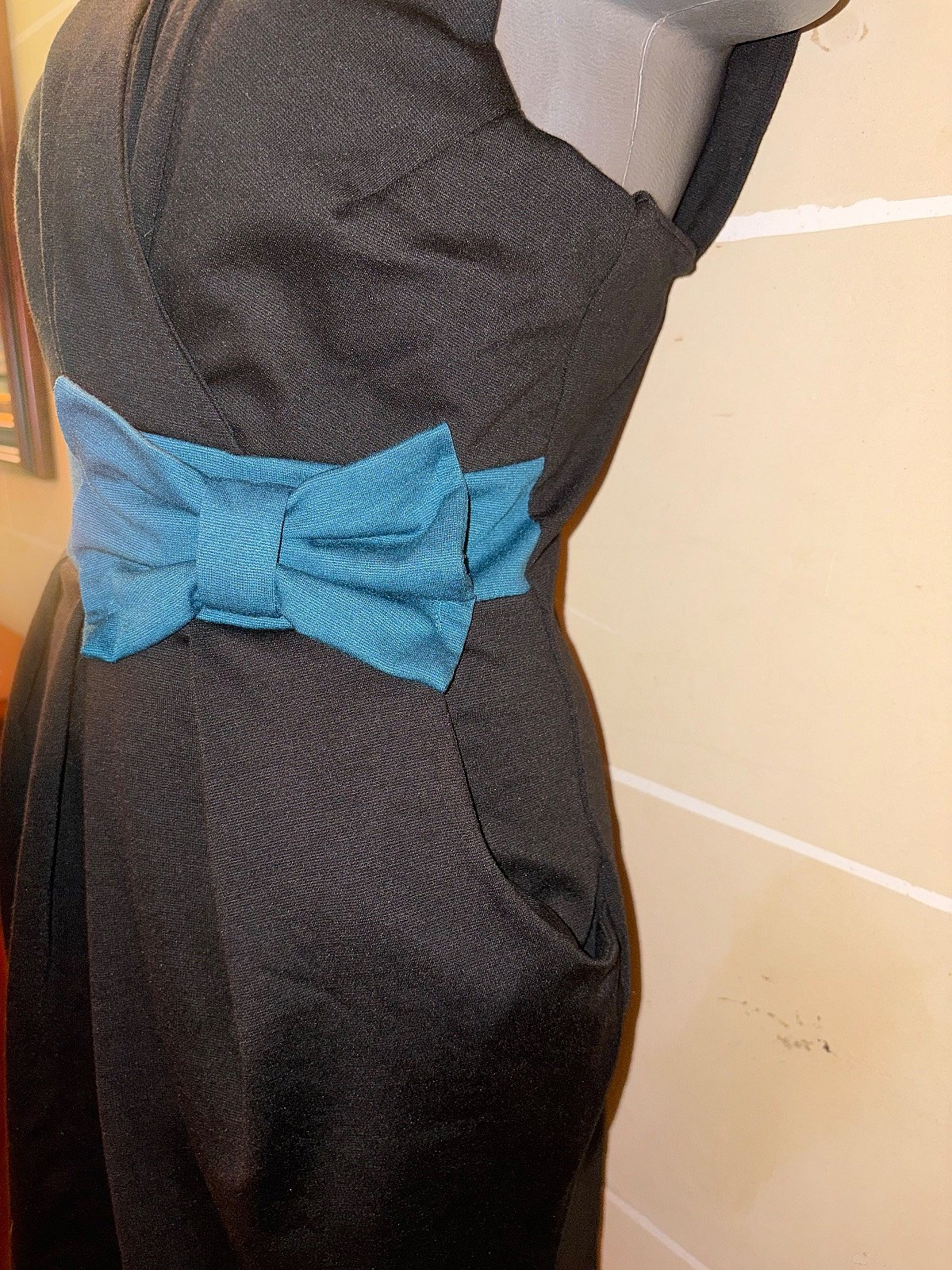 Black Pocket Dress Size L, photo 2