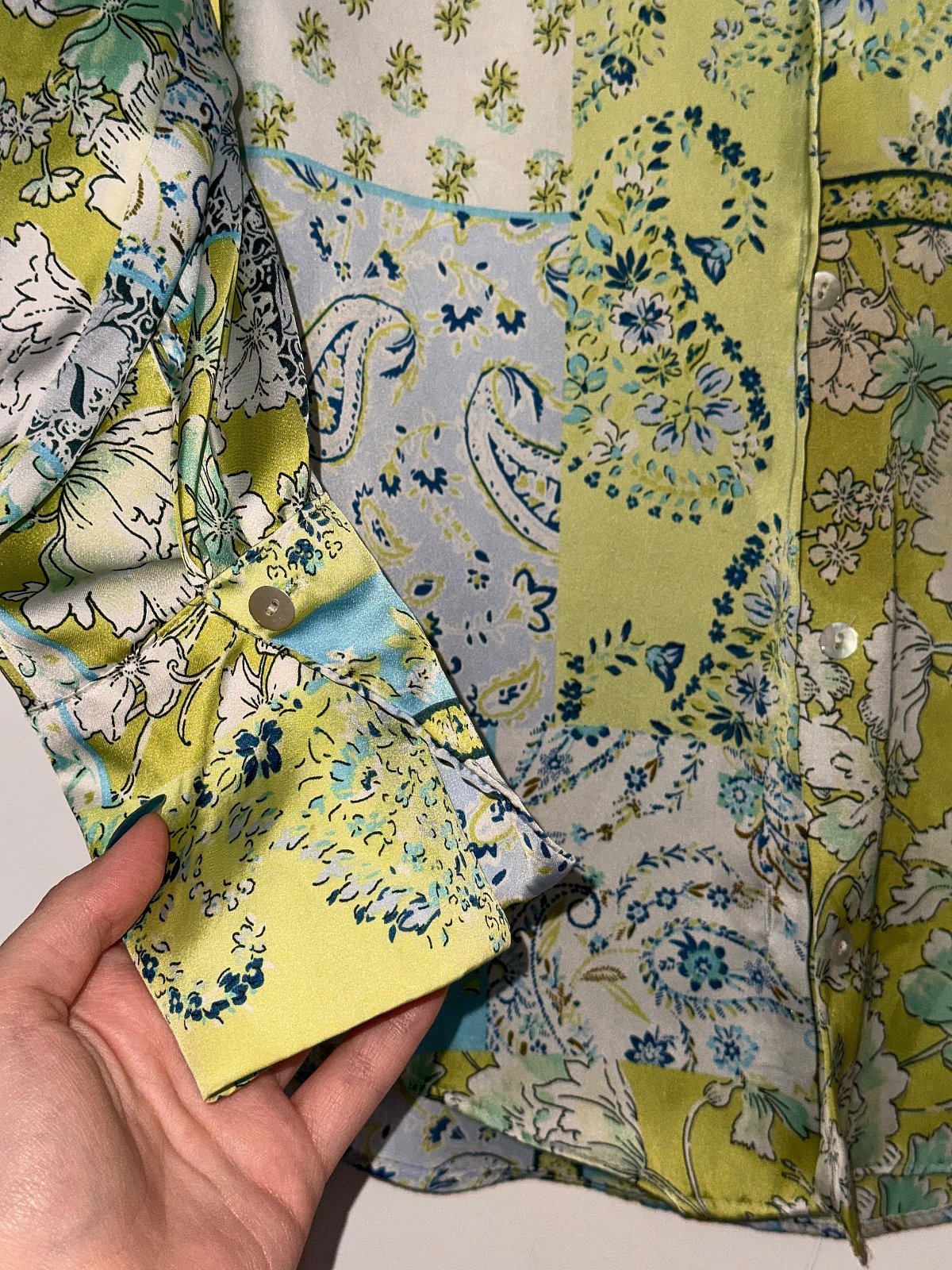 Zara Floral Paisley Print Blouse - photo 3