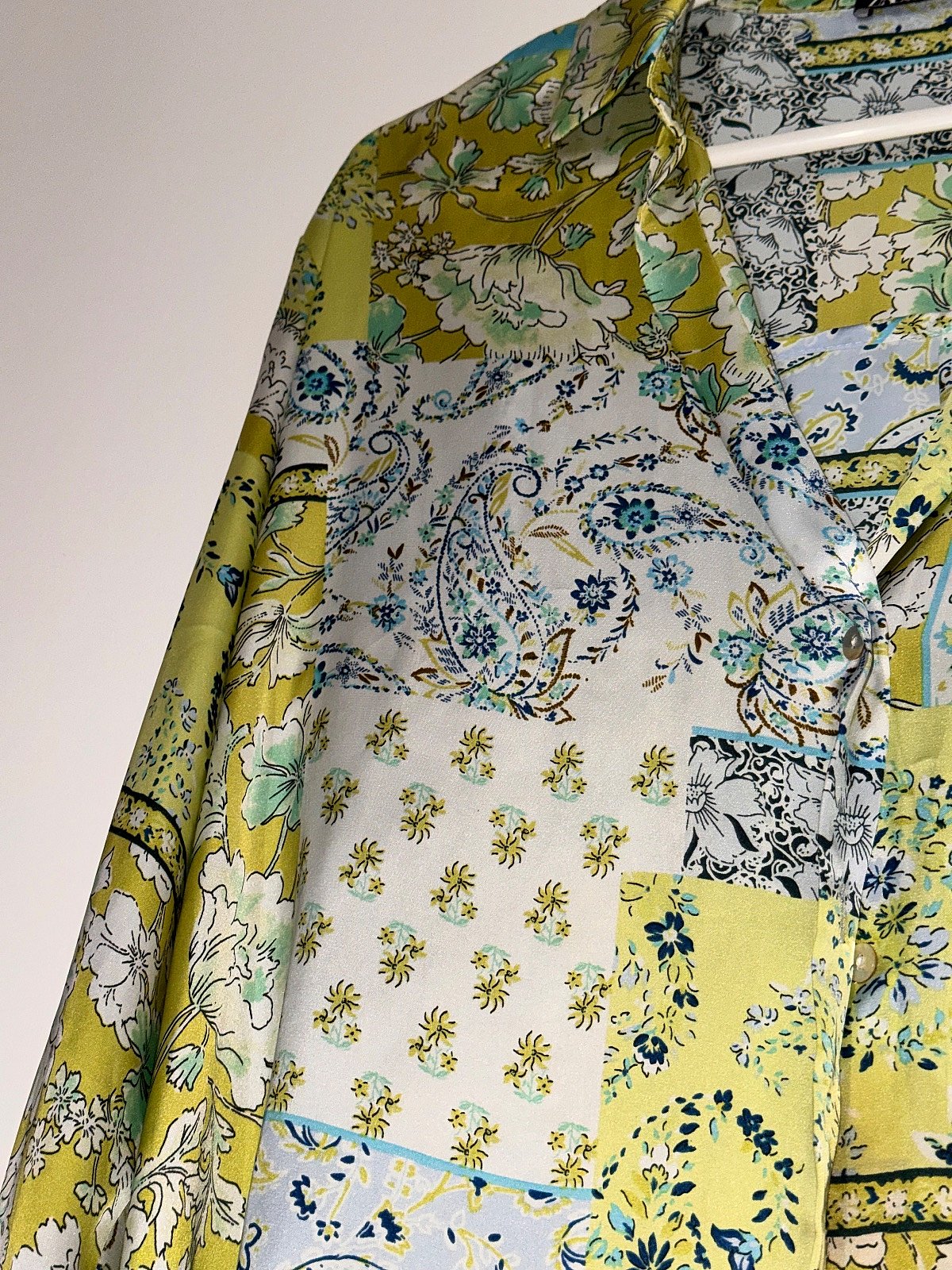 Zara Floral Paisley Print Blouse - photo 2